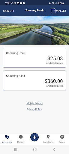 Journey Bank Screen 2