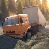 Orange Truck Driver Orange Transporter icon