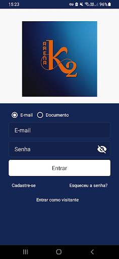 Android application Arena K2 screenshort