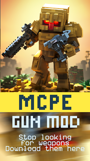 Android application Weapons Gun Mod for Minecraft screenshort