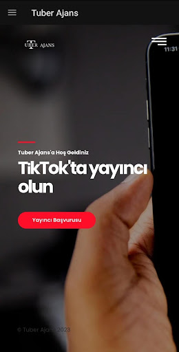 Android application Tuber Ajans screenshort