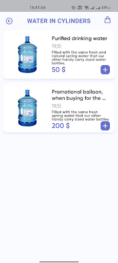 Verba Water Delivery Screen 3
