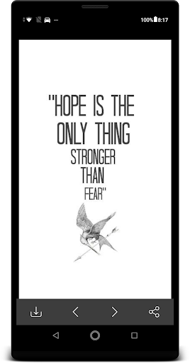 Android application Life lesson quotes screenshort