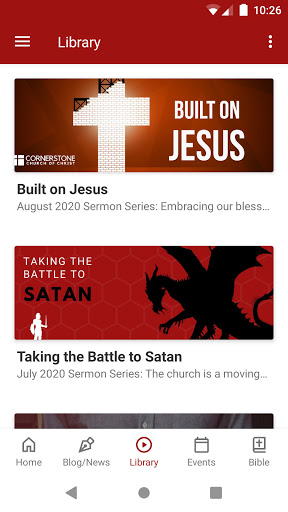 Cornerstone CoC Centerville OH Screen 2