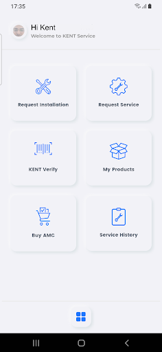 Kent Service App Screen 2