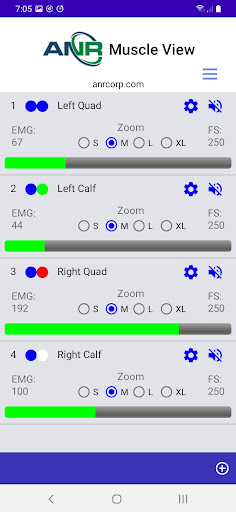 Android application Muscle View screenshort