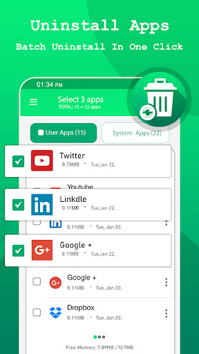 Apps Uninstall & Fast Remover Screen 3
