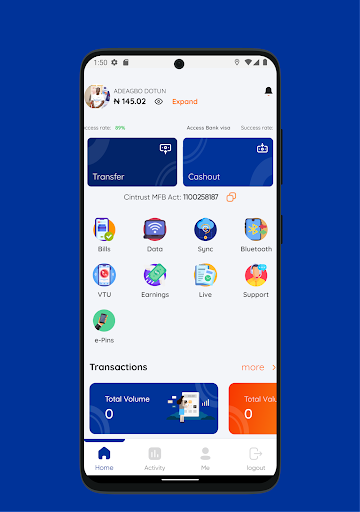 Kolomoni - Agent Banking Screen 2