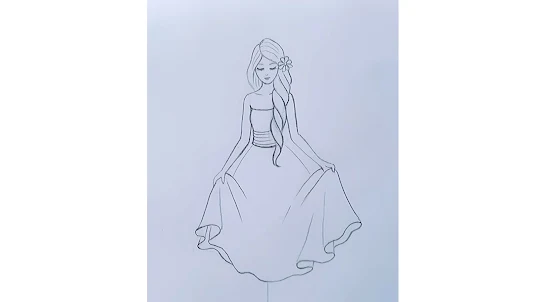 Как рисовать платья
