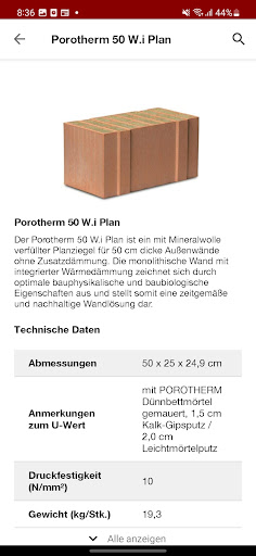 Wienerberger Produktfinder Screen 3