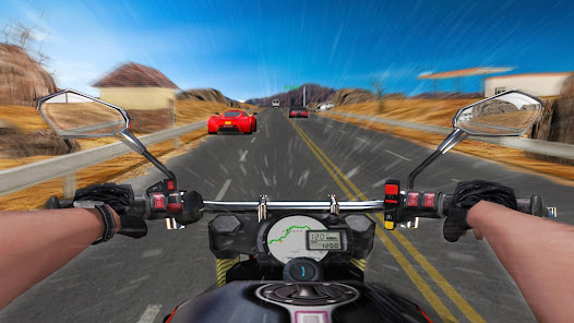 Captura de Pantalla 1 Speed Moto Traffic Rider GO android