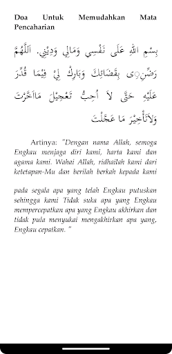 Doa - Doa Sehari - Hari Muslim