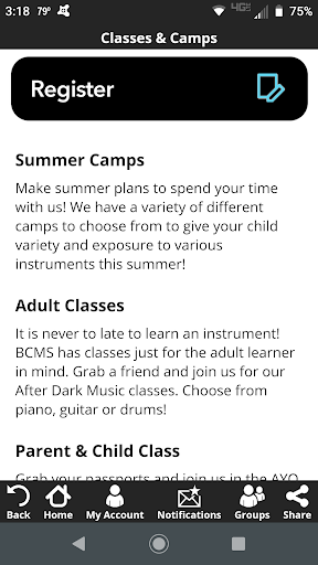 Bull City Music School Screen 3