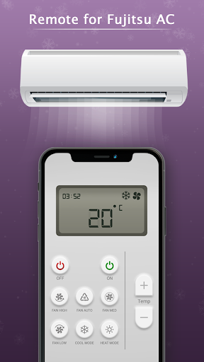 Android application Remote for Fujitsu AC screenshort