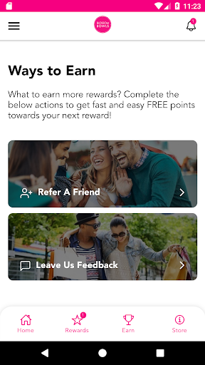 Android application Blossom Bowls App screenshort