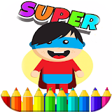 Super Hero Coloring For Kids icon