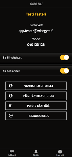 Paja Gym Screen 2