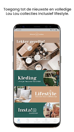 Android application Lou Lou Fashion screenshort