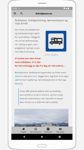 Android application Bobilplassen screenshort