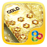 Gold Glitter Go Launcher icon