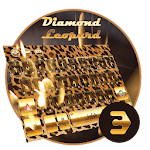 Cover Image of Download Gold Leopard Diamond keyboard 10001003 APK