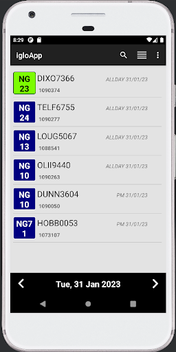 Android application IgloApp screenshort