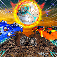 Monster Truck Football League Rocket Soccer Car