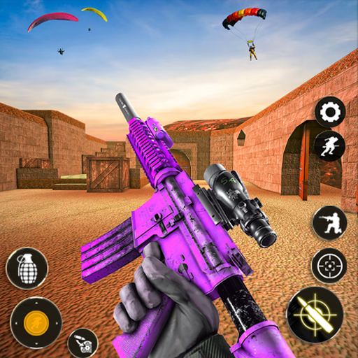 FPS Gun Game Commando Shooting logo