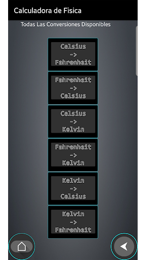 Android application Calculadora de Física Pro screenshort