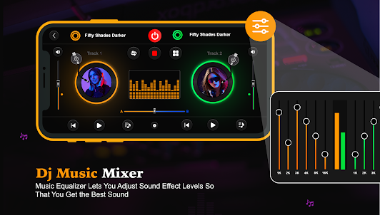 DJ Mixer: music player