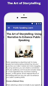 Public Speaking Learn
