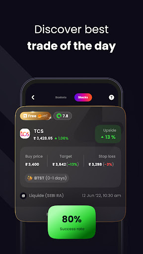 Liquide - Stock Investment App Screen 2