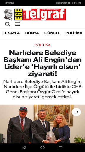Ege Telgraf Screen 2