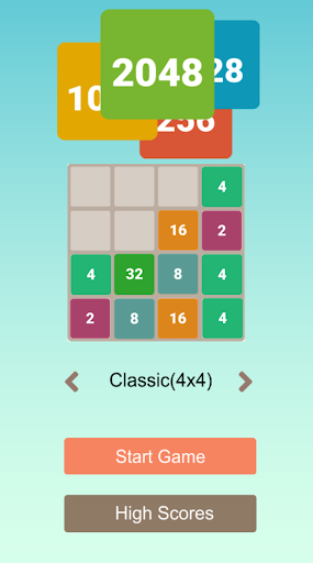 Android application 2048 Colors:Three Modes screenshort