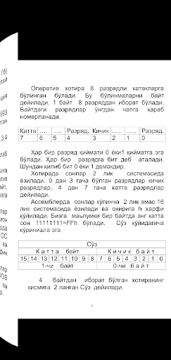 Assembler dasturlash tili