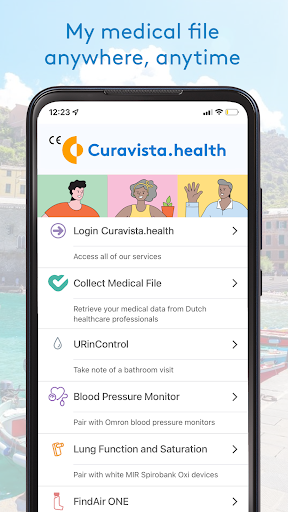 Android application Curavista.health screenshort