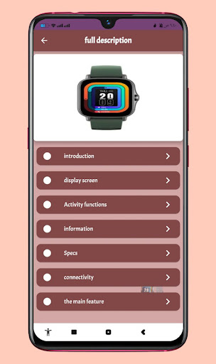 Android application Fitpro Smart Watch Guide screenshort