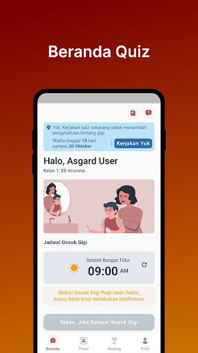 Android application ASGARD (Apps Kesehatan Gigi) screenshort