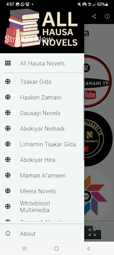 All Hausa Novels Screen 2