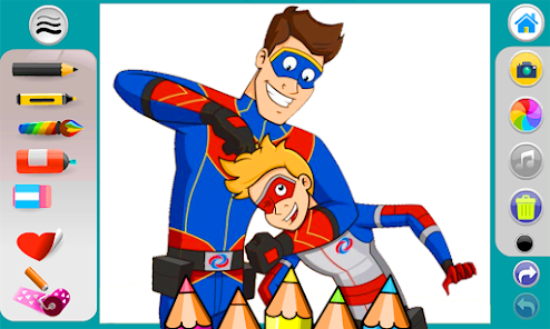 Screenshot 10 Captain Henry Danger Coloring android