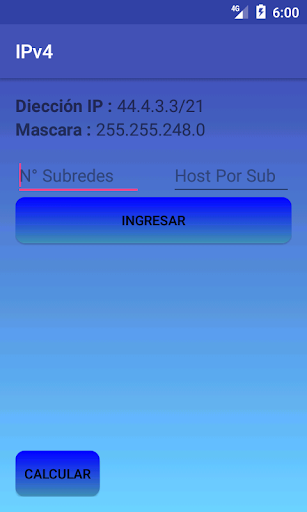 Calculadora IPv4 Screen 3