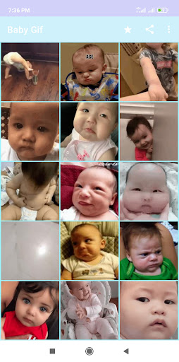 Android application Baby Animated Images GIF screenshort