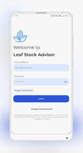 Android application Leaf Stock screenshort