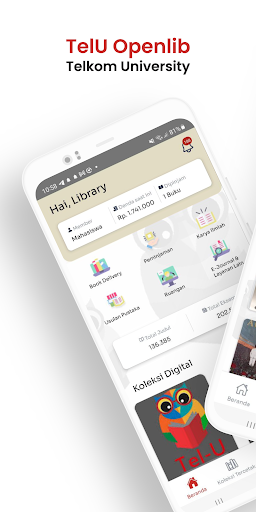Android application TelU Openlib screenshort