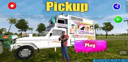 Mod bussid dj pickup simulator