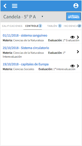 Android application Colegio Las Rosas screenshort