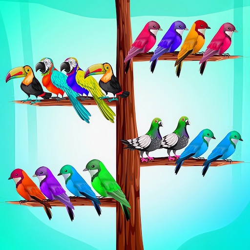 Color Bird Sort: Puzzle Game