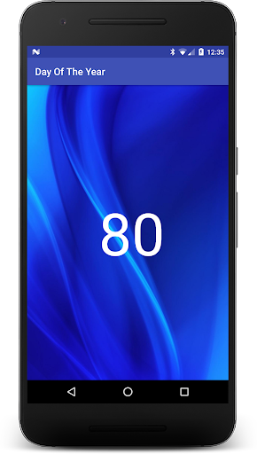 Android application Day Of The Year screenshort