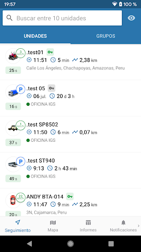Android application ITG SAT screenshort