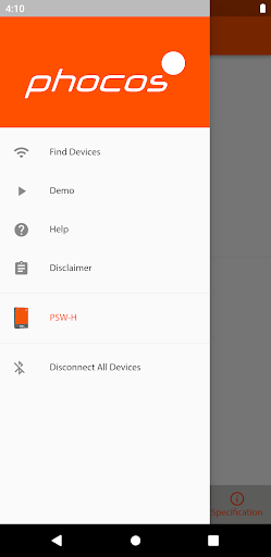 Android application PhocosLink screenshort